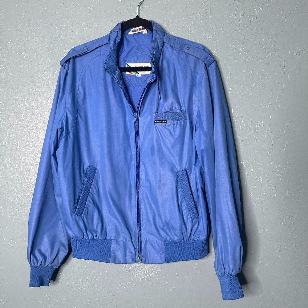 Men/ Women Members Only Blue Jacket Size 42